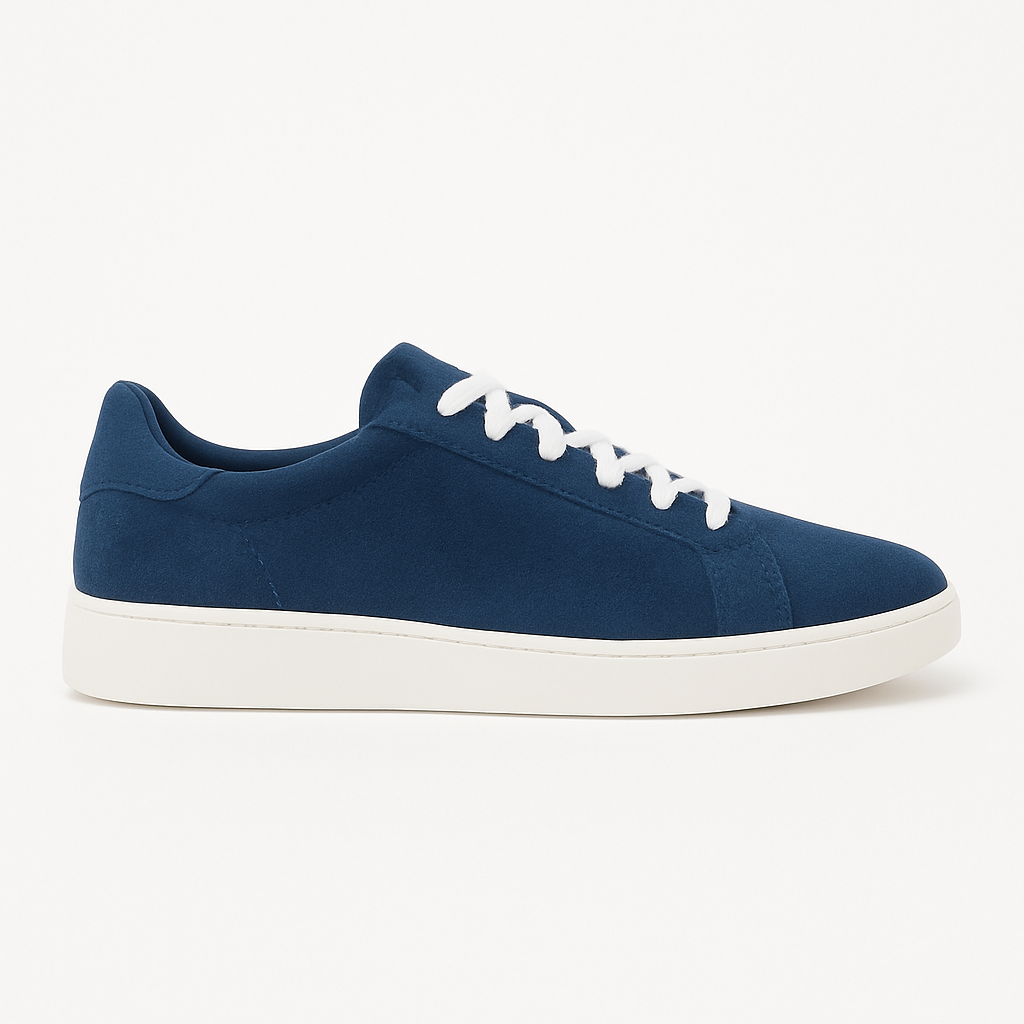 Blaue Wildledersneaker - Gorvell Schuhe