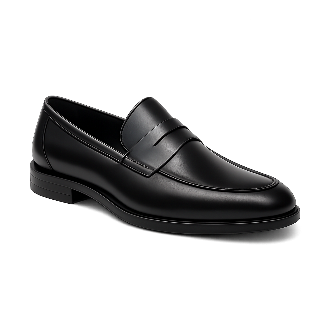 Schwarze Ledermokassins - Gorvell Schuhe